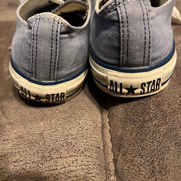 Chuck Taylor Converse All Star Low Top Blue Womens  8 Men's 6 - Picture 3 of 6